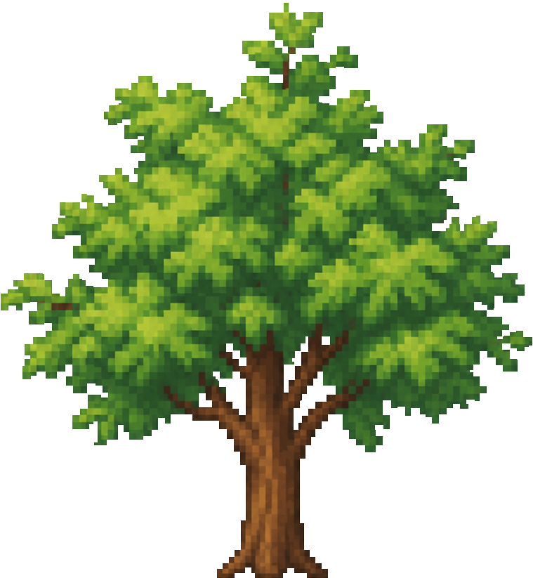 Token Forest 成熟したピクセルアップルツリー